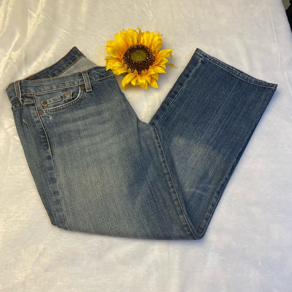 7 for all Mankind boot crop jeans size 30